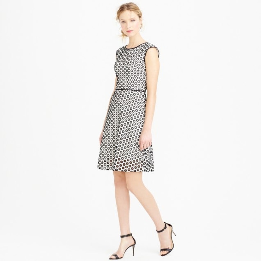 J.Crew Punched Out Eyelet Dress